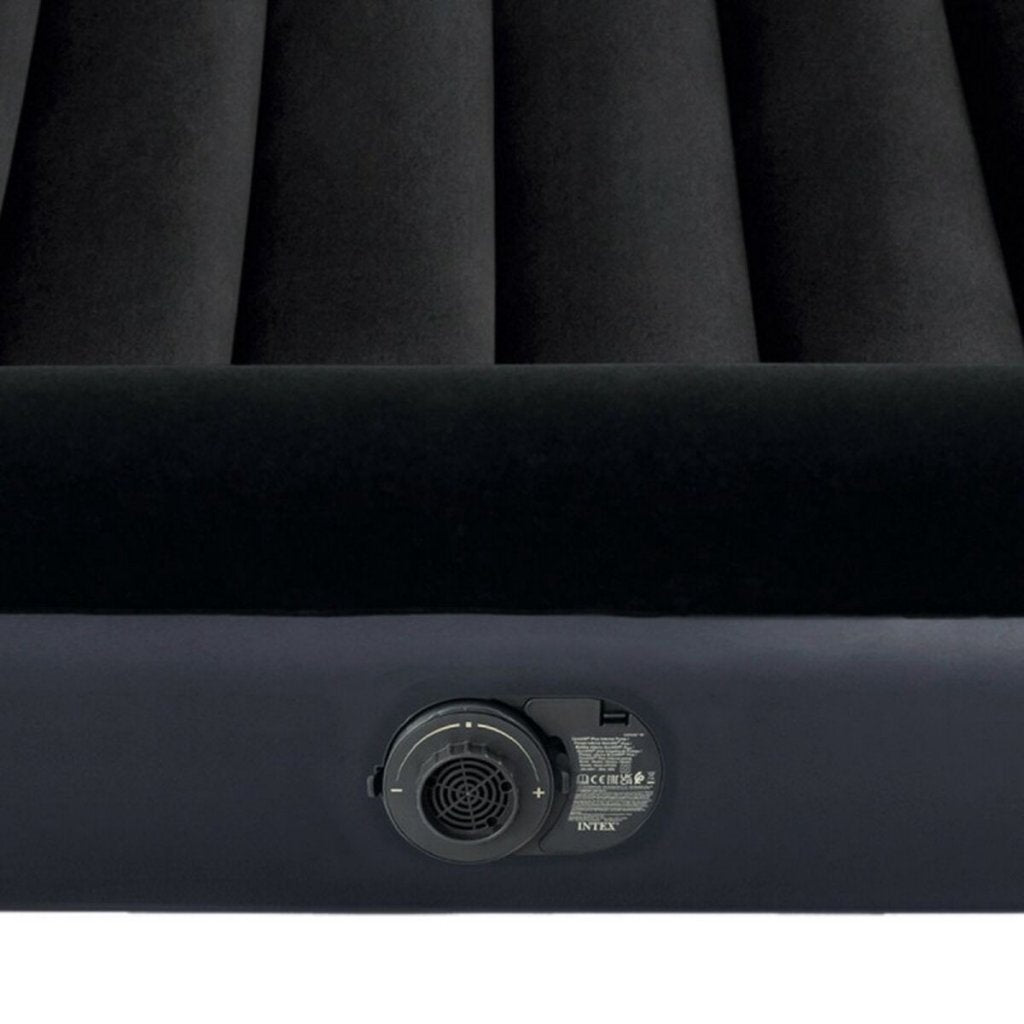 Intex Pillow Rest Classic 2-Person Airbed 137x191x25 cm + Built-in Pump Black 64148ND