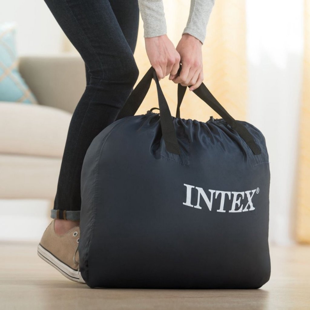 Intex DuraBeam Elevated Queen 2-Person Airbed 152x203x46 cm Grey 64414ND