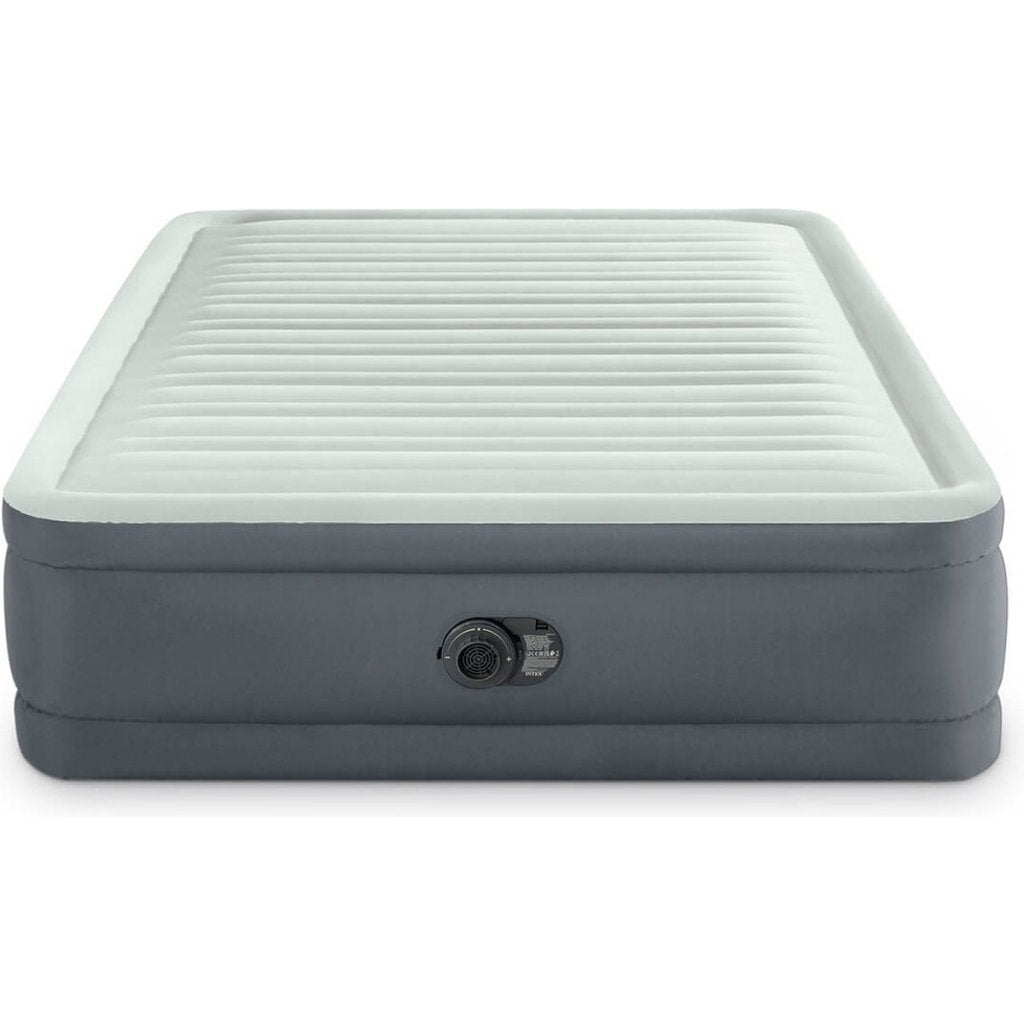 Intex 64906ND PremAire 2-Person Airbed 203x152x46 cm + Built-in Pump Grey