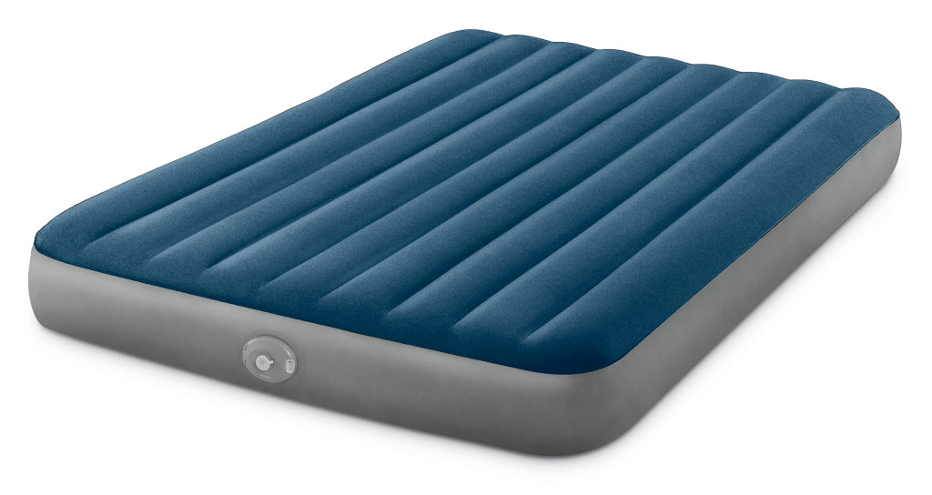 Intex Queen Dura-Beam Prestige Downy Air Mattress with Pump 64189NP