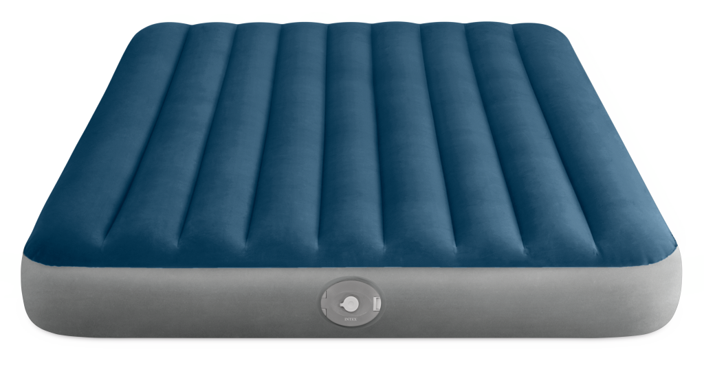 Intex Queen Dura-Beam Prestige Downy Air Mattress with Pump 64189NP