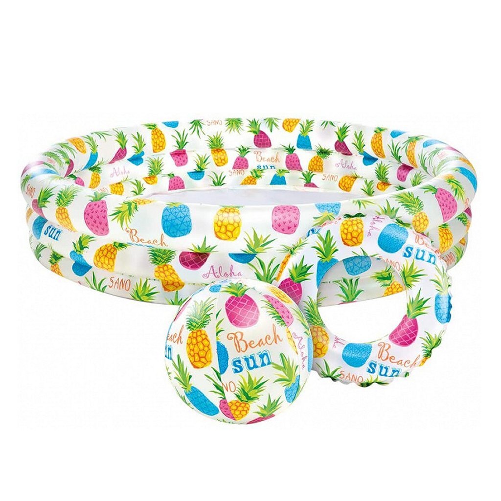 Intex 59469NP Pineapple Inflatable Pool Set