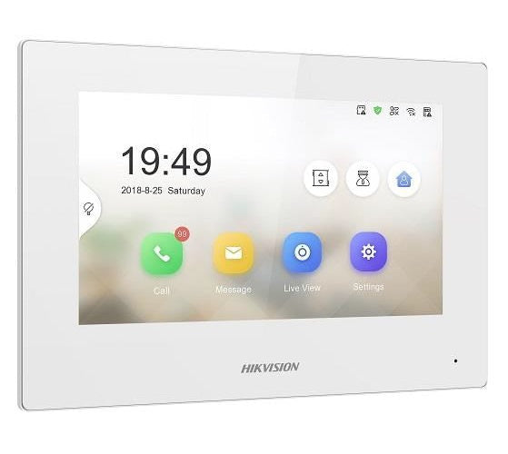 Hikvision Pro Series DS-KH6320-WTE2-W video intercom system 17.8 cm (7 ) White afbeelding 1