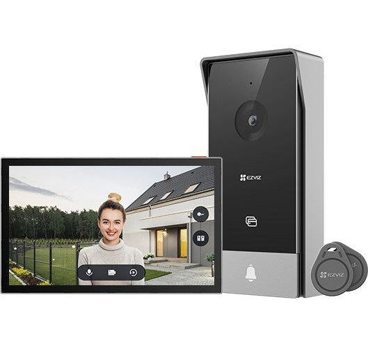 Ezviz 2-wire1080P ResolutionRemote Door/Gate Unlock7 Touch ScreenSlim DesignTwo-way (318500204) afbeelding 1