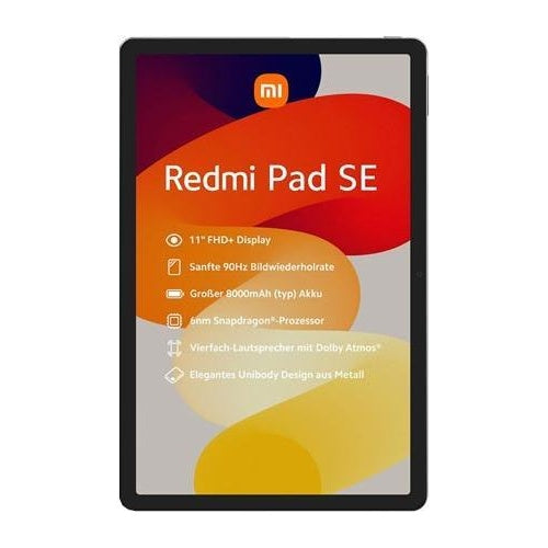 Xiaomi Redmi Pad SE Tablet 128 GB 27,9 cm (11") Qualcomm Snapdragon 680 4 GB RAM Android 13 Graphite Grey (VHU4448EU) afbeelding 1