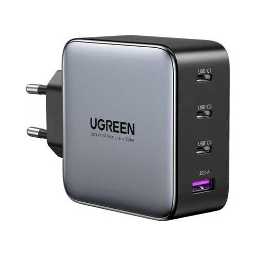UGREEN CARGADOR USB-A+3*USB-C 100W GAN FAST (UG45515B) afbeelding 1