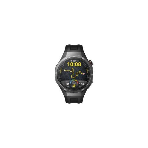 Huawei Watch GT 5 Pro - 46 mm - Titan - intelligente Uhr mit Riemen - Flouroelastomer - Handgelenkgröße: 140-210 mm - Anzeige 3,6 cm (1,43") - NFC, Bluetooth - 81 g - Schwarz (55020DKD) afbeelding 1