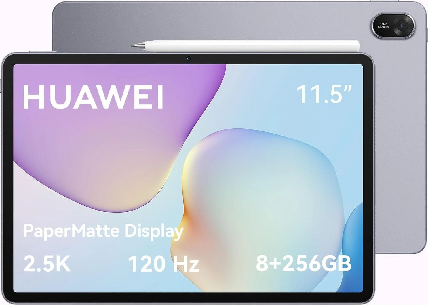 HUAWEI MatePad 11.5", 2025, abnehmbare Tastatur, PaperMatte Display, 8 GB, Tablet, 256 GB, 11,5 Zoll, Gray (53014KJQ) - 6942103165788 - afbeelding 1