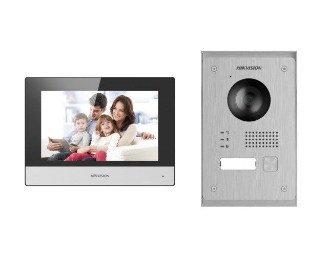 HIKVISION DS-KIS703Y-P VIDEO INTERCOM SET afbeelding 1