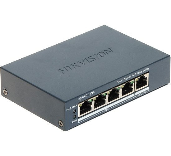 Hikvision 4-port POE Switch afbeelding 2