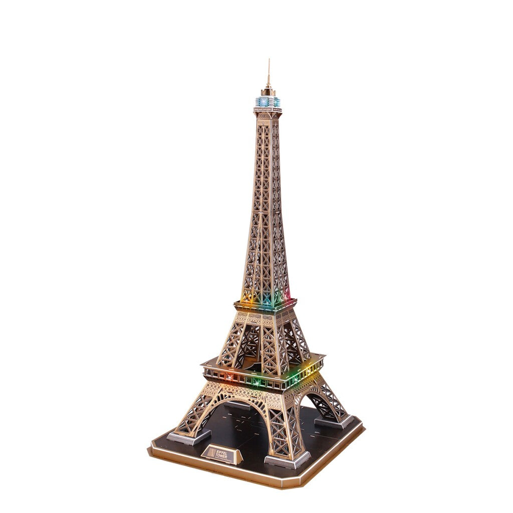 Cubic Fun 3D LED Puzzle Eiffel Tower 84 Pieces