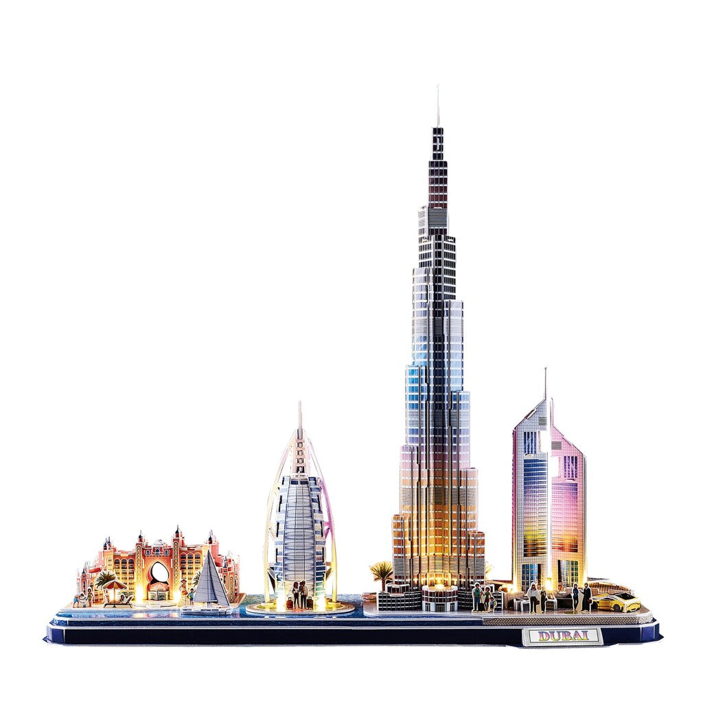 Cubic Fun 3D LED Puzzle Dubai 182 Pieces