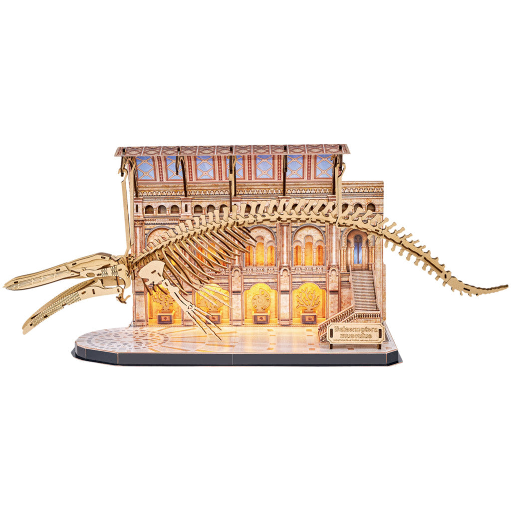 Cubic Fun Wooden LED 3D Puzzle - Blue Whale - 222 Pieces