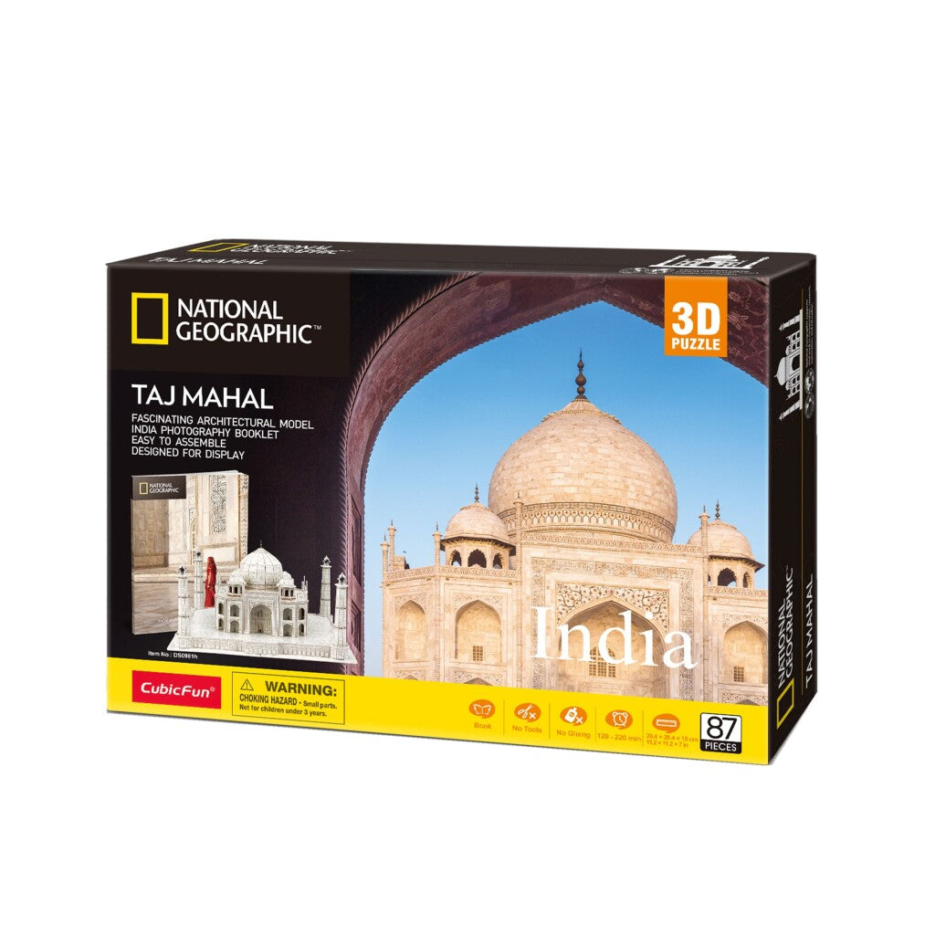 Cubic Fun National Geographic 3D Puzzle Taj Mahal 87 Pieces