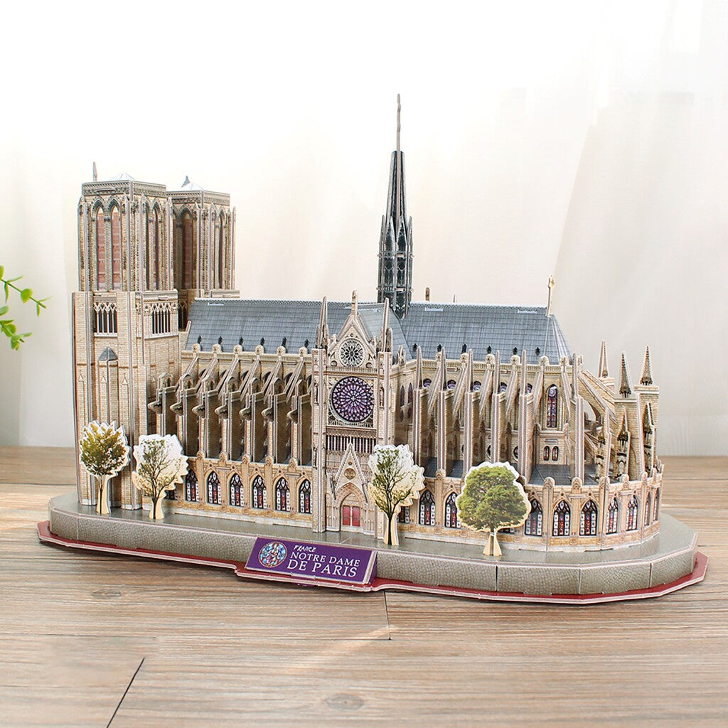Cubic Fun National Geographic 3D Puzzle Notre-Dame Paris 128 Pieces