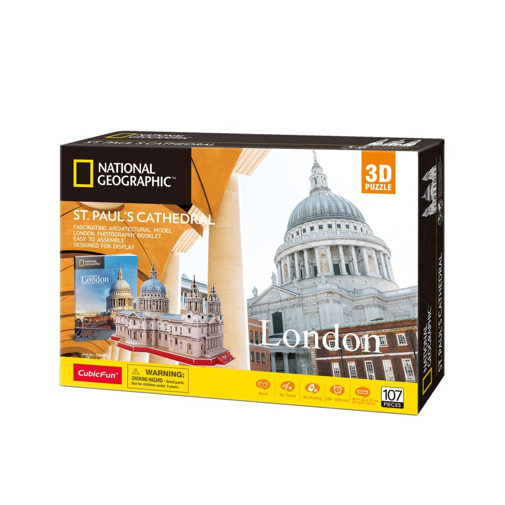 Cubic Fun National Geographic 3D Puzzle St. Paul's Cathedral 107 Pieces