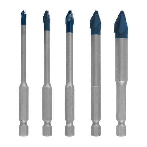 Bosch Expert HEX-9 HardCeramic - Bohrersatz - für weiche Fliesen, harte Fliesen - 5 Stücke - 5 mm, 6 mm, 8 mm, 10 mm, 4 mm - Länge: 90 mm - 6949509232496 - image 5