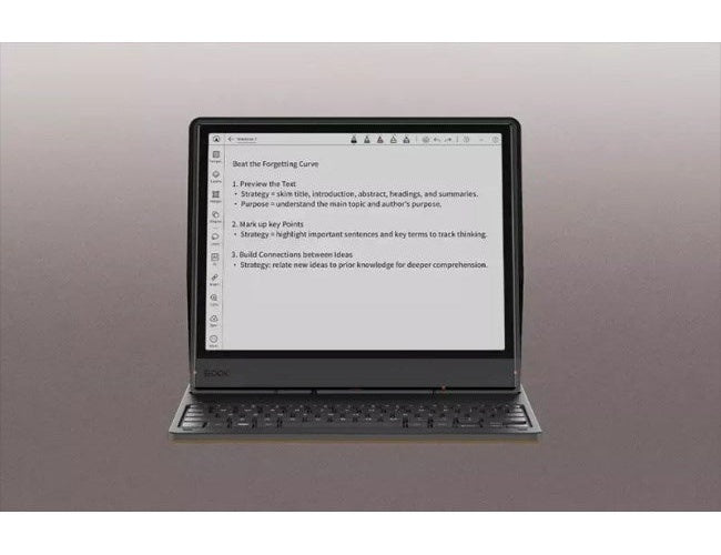 Onyx Boox Note Air 5 C Magnetic case with keyboard Brown afbeelding 4