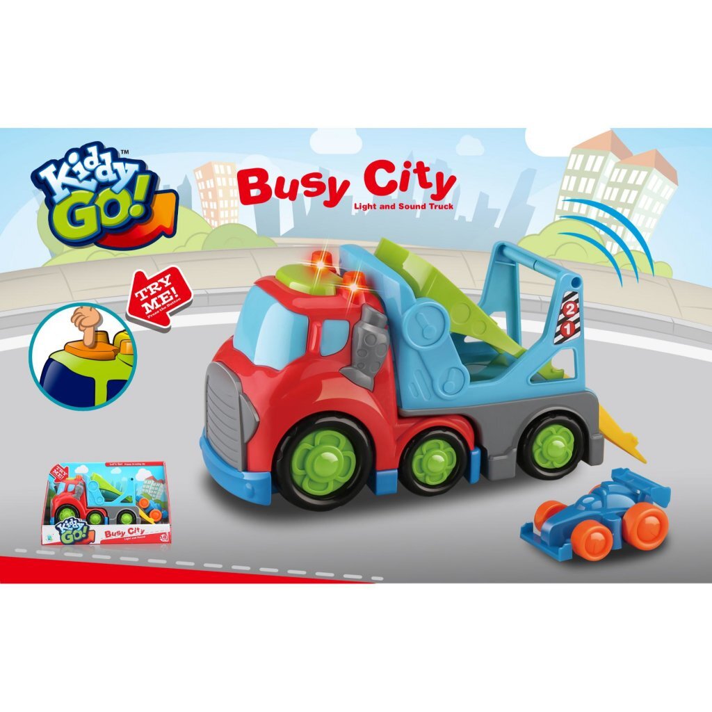 Kiddy Go Car Transporter + Light and Sound 19.5 cm