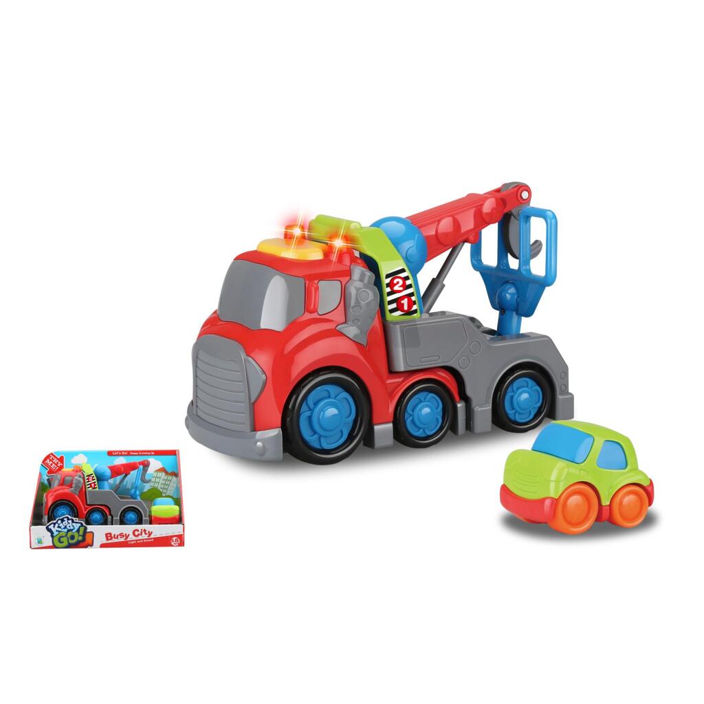Kiddy Go Tow Truck + Light and Sound 19.5 cm