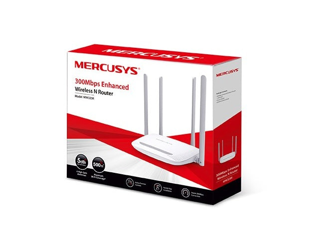 Mercusys MW325R wireless router Single-band (2.4 GHz) Fast Ethernet White - 6957939000424 - image 3
