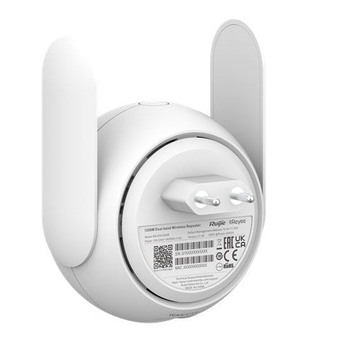 Reyee RG-EW1200R, Weiß, Extern, Dual-Band (2,4 GHz/5 GHz), Wi-Fi 5 (RG-EW1200R) afbeelding 4