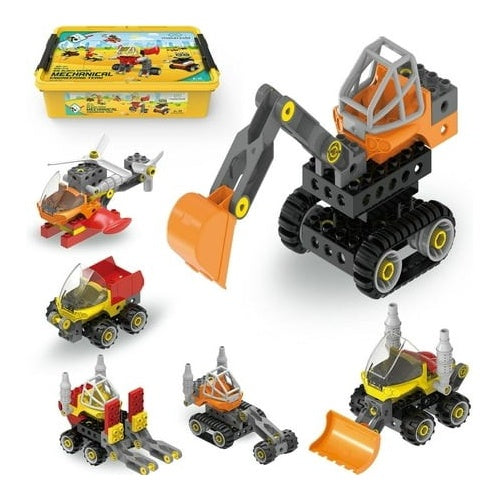 Makerzoid Big Blocks Maschinenbau ab 3 Jahren (MKZ-OBK-MET) afbeelding 1