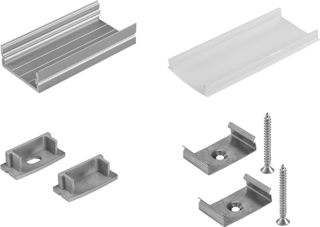 EUROLITE Mounting Kit U-Profile 20 mm for LED Strip