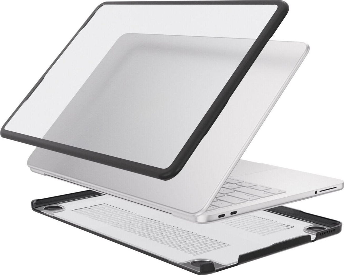 4smarts Shell Case for Apple MacBook Neo, Black Frame (541838)