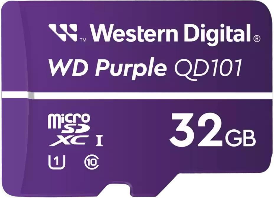 Western Digital WD Purple microSD Card 32 GB (WDD032G1P0C-85AEL0) Qd101