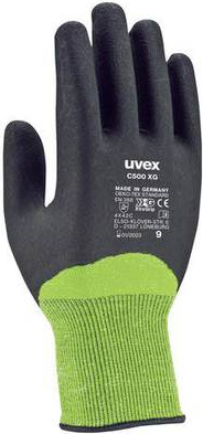 Uvex 60600 Anthracite-Lime Viscose-Polyamide, 1 Piece