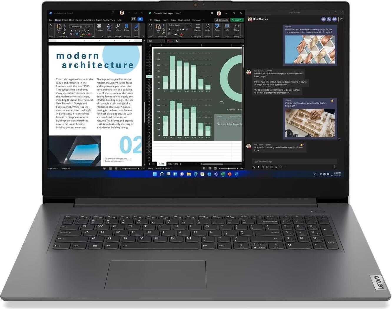 Lenovo V17 G4 IRU Intel Core i3-1315U 17.3" - Notebook - Core i3 (83A2000KGE)