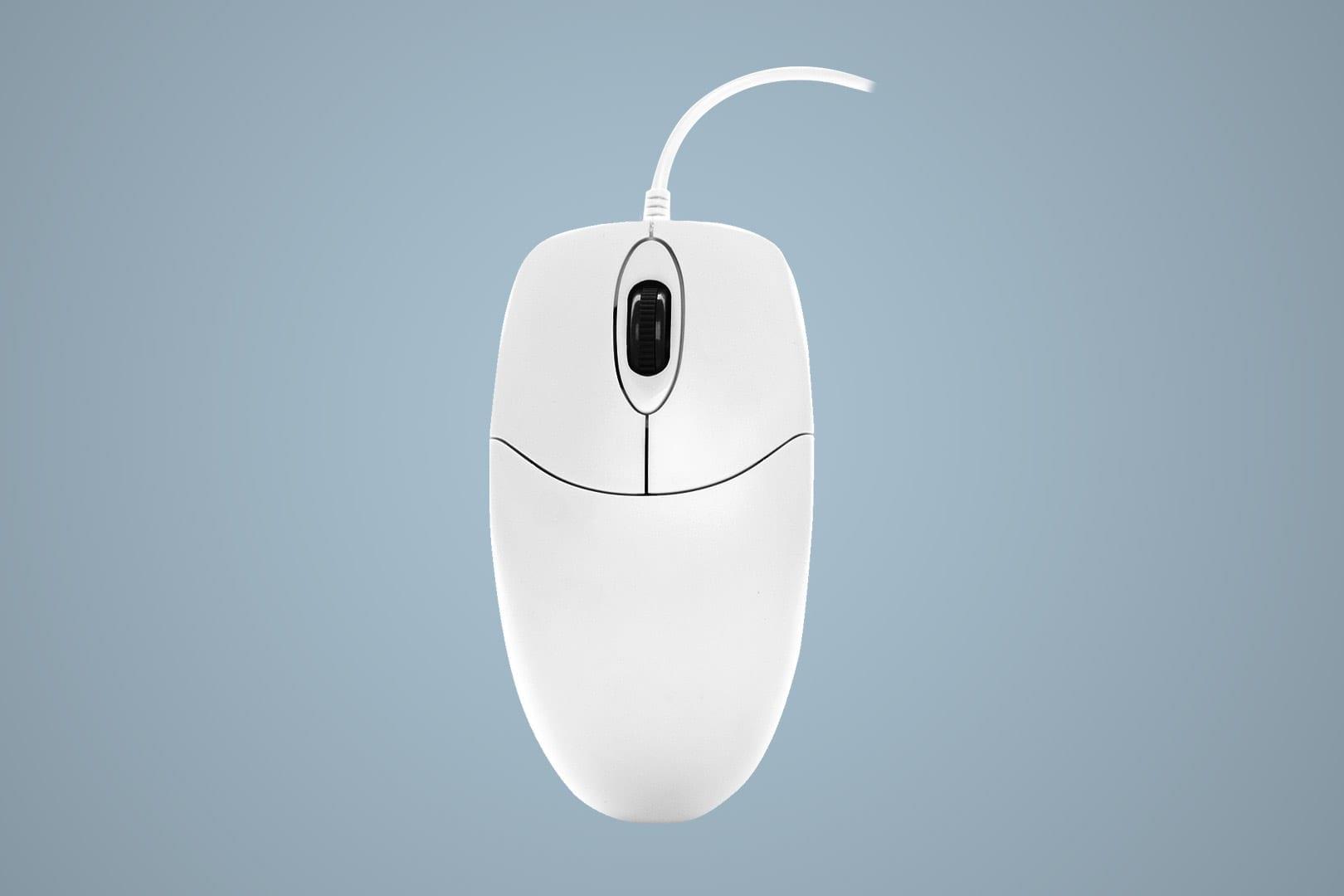 CHERRY Mouse AK-PMJ1 white USB DE.kabelgebunden.2-Tasten (AK-PMJ1OW-UV-W)