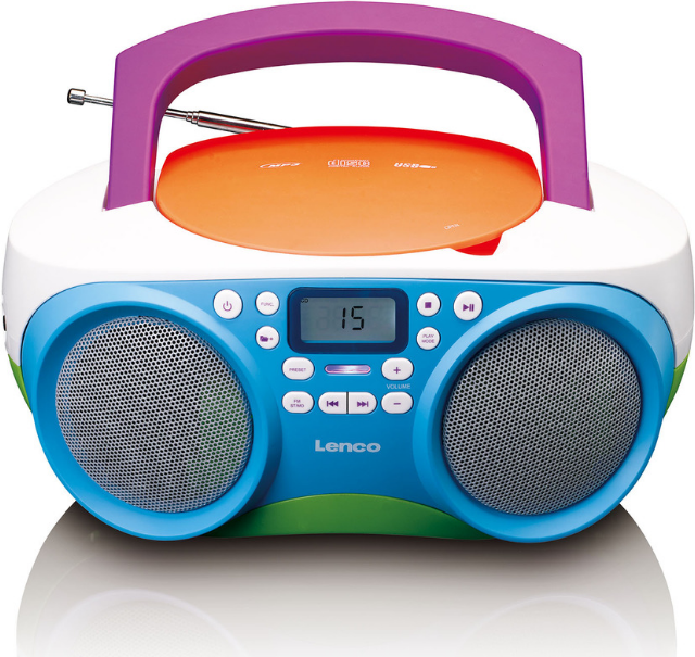 Lenco SCD41 Portable Radio Multicolor - CD Player with USB (SCD-41)