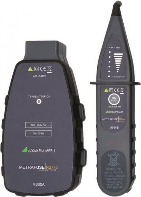 Gossen M660C Detector for Fuses and Circuit Breakers CAT III 250 V