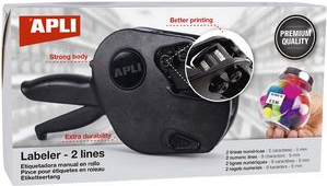 Agipa Price Labeller 102365,2-line, 9-digit, black (102365)