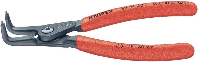 Knipex Circlip Pliers for Outer Rings 3-10 mm Angled Tip 90° 49 21 A01