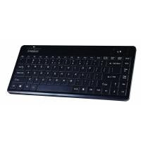 Perixx PERIBOARD-505H PLUS - Wired Keyboard with Trackball and 2 USB Hubs - QWERTY Layout US