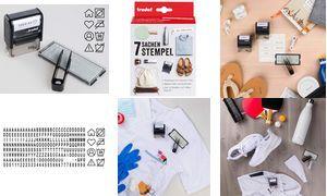TRODAT Stamp Typom size 11 black + pad 37x13mm (190390)