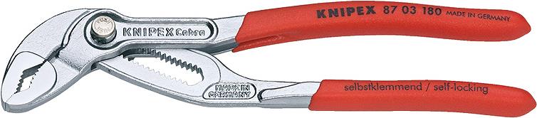 Knipex Cobra Water Pump Pliers - 180 mm (87 03 180)