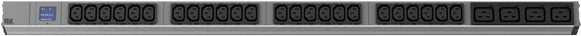 Bachmann IT PDU Basic - Power Distribution Unit - AC 400V - 3 Phases - 30 Outlets - 1U (800.2282)