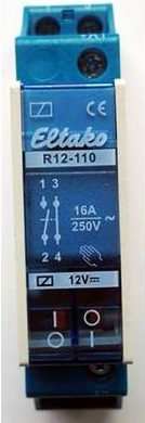 Eltako Electronics Schaltrelais Steuerleistu ngsbedarf 1.9W Steu R12-110-1 (22110054)