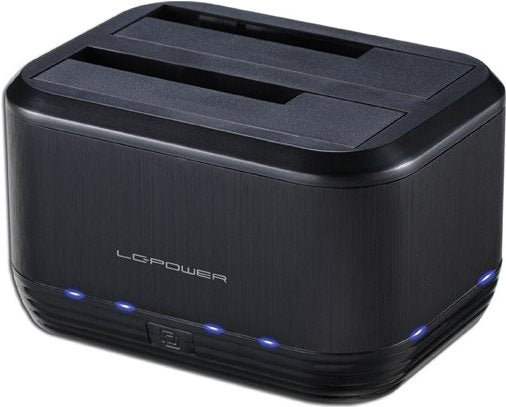 LC Power LC-DOCK-U3-III HDD Docking Station 2 Bays USB3.0 Black LC-DOCK-U3III cm/8.9