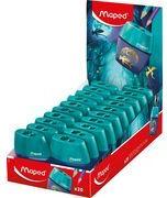 Maped Doppel-Spitzdose DRAGON, Plastic, 20 pcs Display, Dark Blue-Transparent, 035025