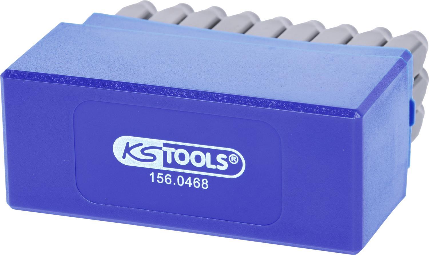KS TOOLS Letter Embossing Stamp Set - 27-piece