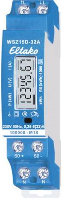 ELT WSZ15D-32A MID Active Electricity Meter 32A Calibrated (28032015)