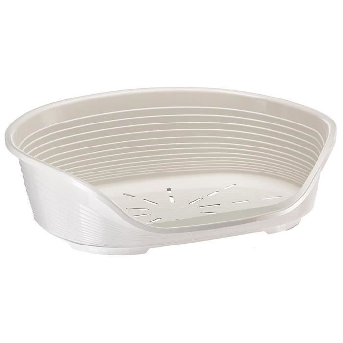 FERPLAST - Siesta Deluxe Basket Size 2 - 49 x 36 x 17.5 cm - White
