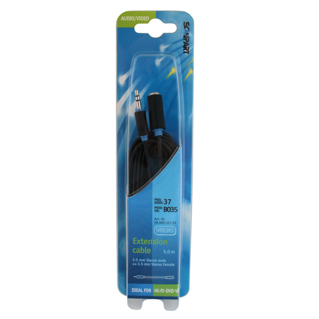 Scanpart Extension Cable 3.5 S(m)-(f) straight 5.0 m