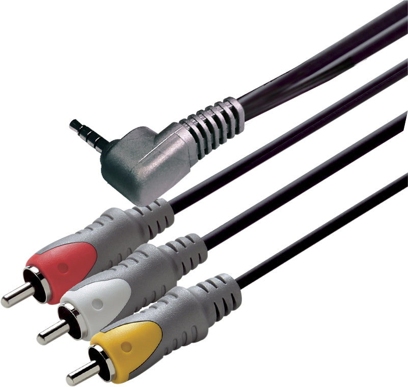 Scanpart Connection Cable 3.5 4p(m)-3tulp(m) 2.5 m