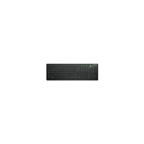 CHERRY Active Key AK-C8112 - Tastatur - medizinisch - full size - waschbar - kabellos - 2,4 GHz - QWERTZ - Deutsch - Schwarz (AK-C8112-FUS-B/DE) afbeelding 1